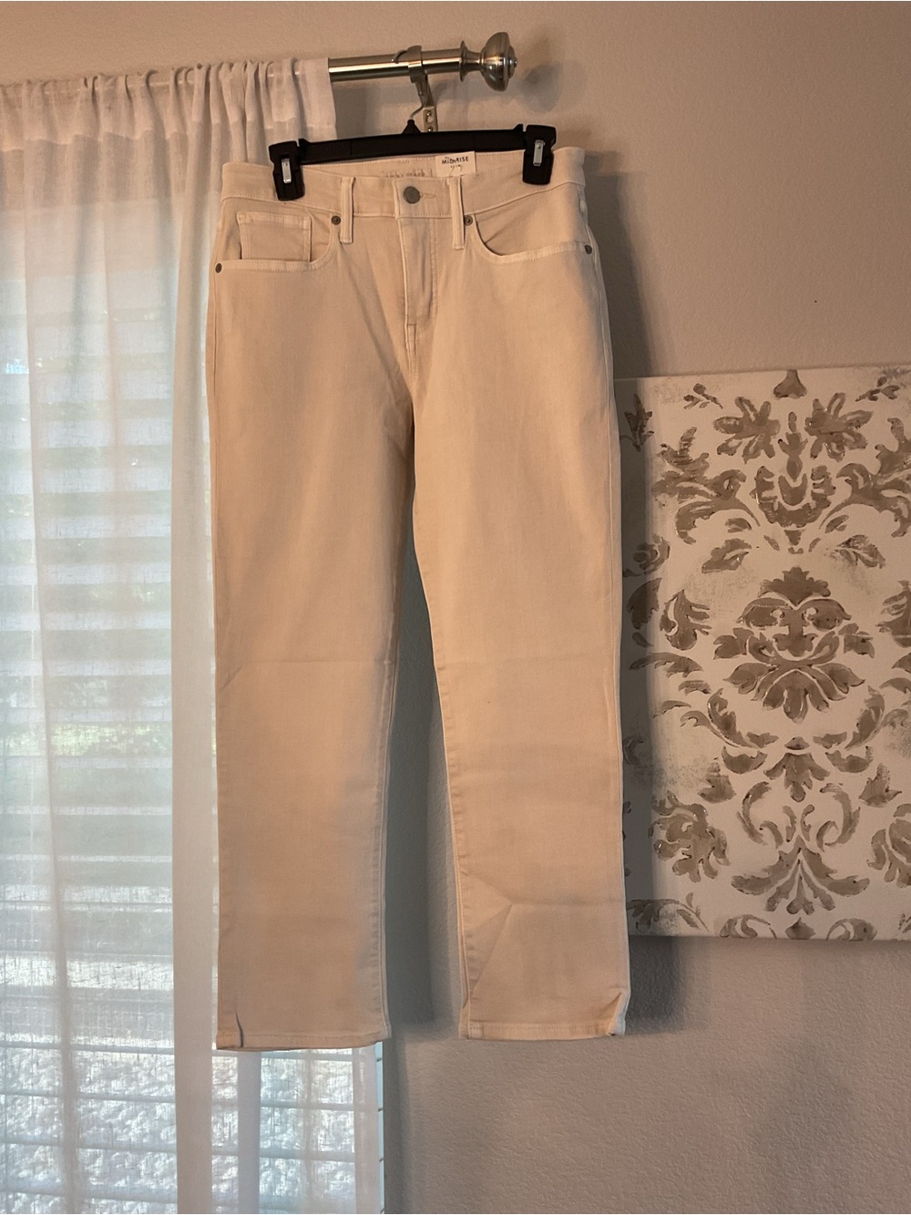 Lucky Brand Men’s Cream Straight Jeans